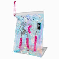 Pink Eyelash Curler Ornament Set - 2 Pack