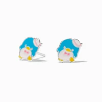 Sterling Silver Hello Kitty® and Friends Tuxedo Sam® Enamel Stud Earrings