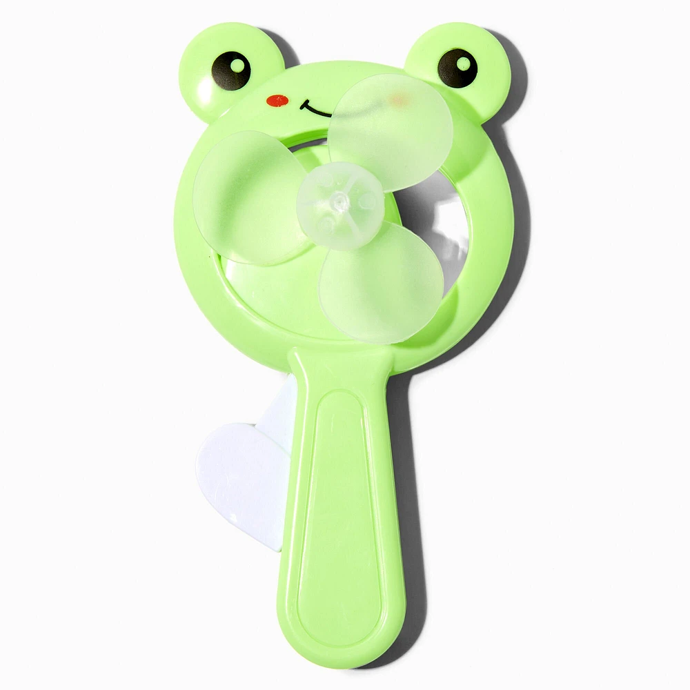 Green Frog Hand Crank Fan