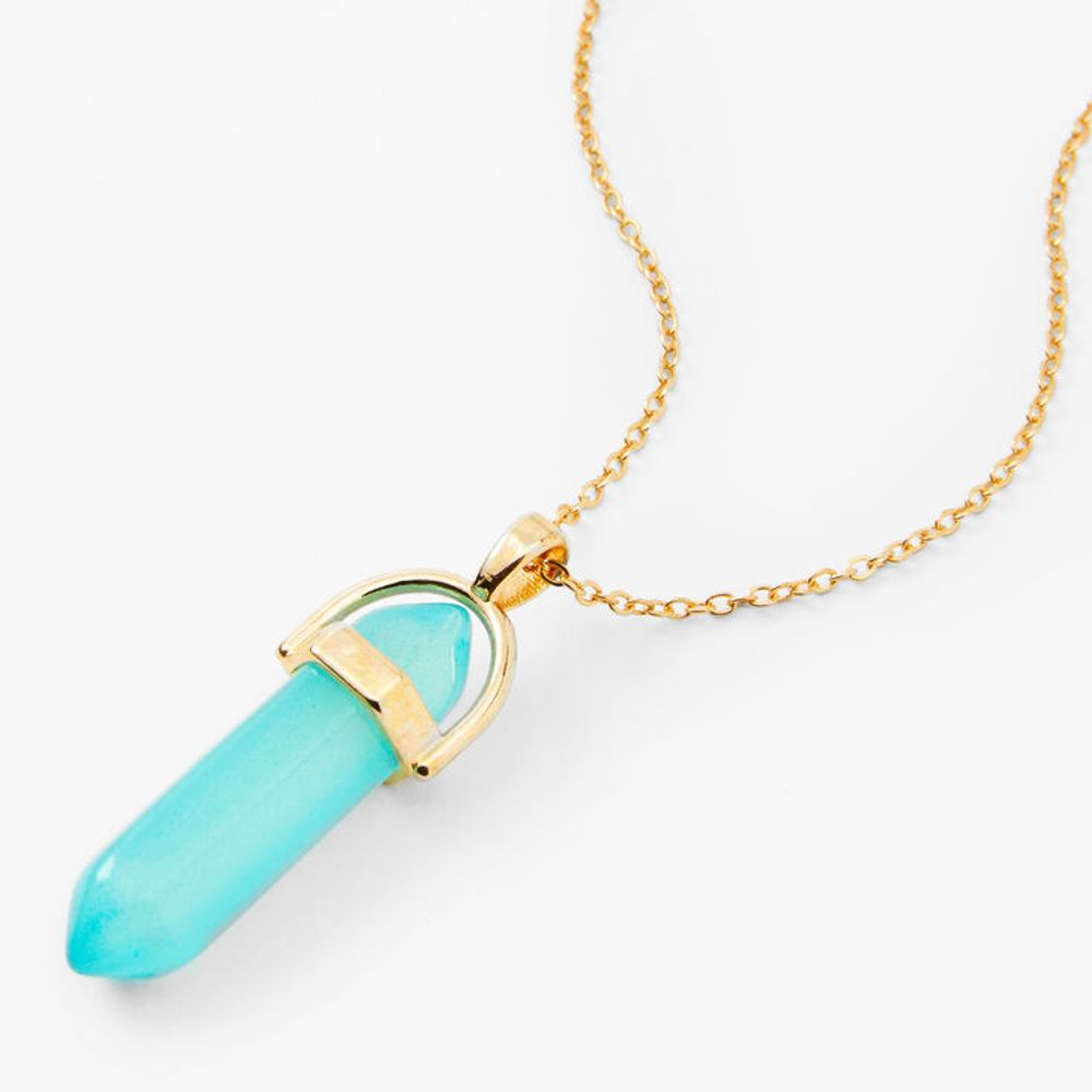 gem drop necklace