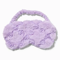 Lilac Rose Plush Sleeping Mask