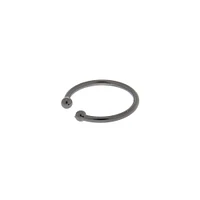 Black Faux Hoop Nose Ring