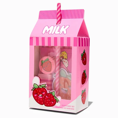 Strawberry Milk Stationery Set