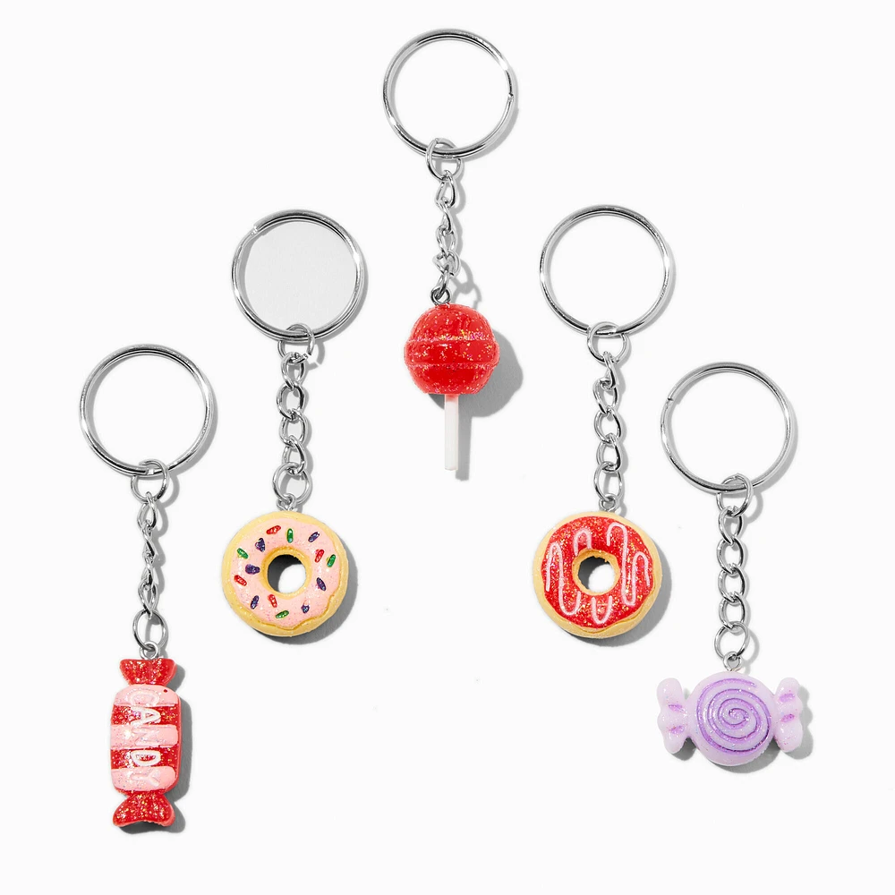 Glitter Candy Best Friends Keychains - 5 Pack