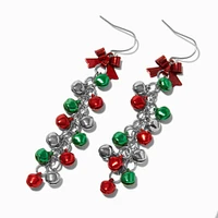 Christmas Bells & Bow Drop Earrings