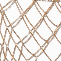 Gold-tone Chain Fringe Belt