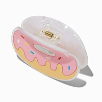 Pink Frosted Donut Hair Claw