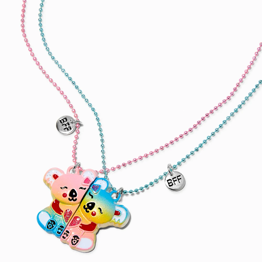 Best Friends Pastel Koala Twins Pendant Necklaces - 2 Pack