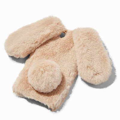 Furry Tan Bunny Protective Phone Case