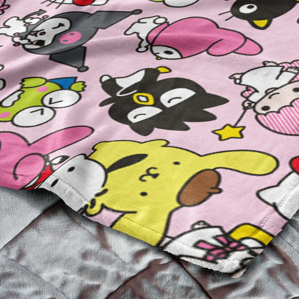 Hello Kitty® And Friends Rainbow Magic Silk Touch Throw (ds)