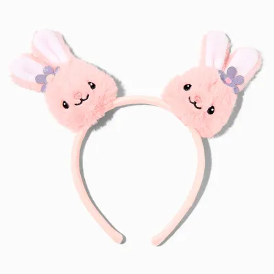 Easter Bunny Pink Plush Headband