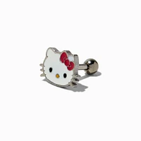 Hello Kitty® Stainless Steel Face 16G Cartilage Earring