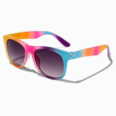 Claire's Club Rainbow Ombré Retro Sunglasses