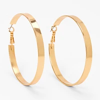 Gold 60MM Thick Hoop Earrings