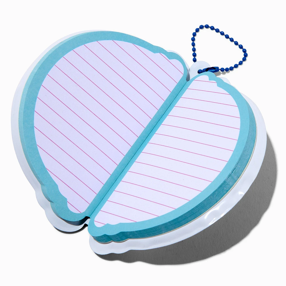 Puffy Rainbow Mini Notebook Keychain