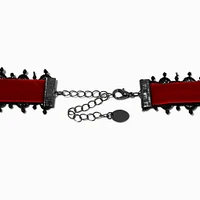 Queen of Hearts Rose Choker Necklace