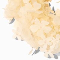 Giant Confetti Daisy Cream Hair Scrunchie