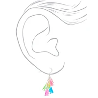 1" Rainbow Gummy Bears® Drop Earrings