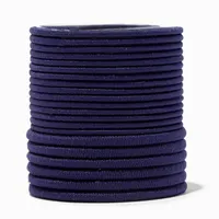 Navy Blue Luxe Hair Ties - 21 Pack