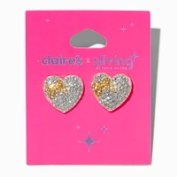 Claire's x Sliving by Paris Hilton Heart & Bows Stud Earrings