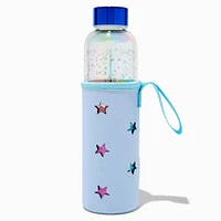 Star Glass Water Bottle with Sleeve