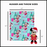 Disney Minnie Mouse Holiday Hugger Pillow & Silk Touch Blanket Set