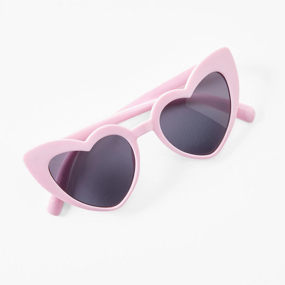 Claire's Club Pink Heart Sunglasses