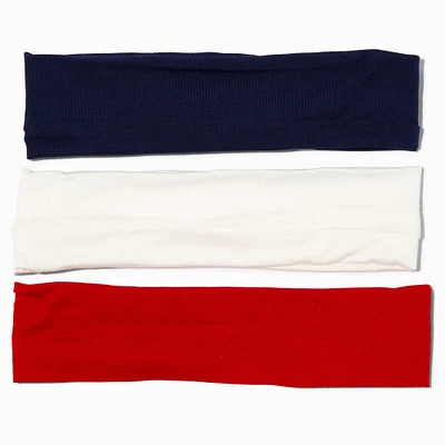 Red, White, & Blue Headwraps - 3 Pack