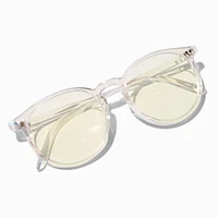 Solar Blue Light Reducing Holographic Clear Lens Frames