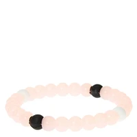 Pink Glow In The Dark Love Fortune Stretch Bracelet