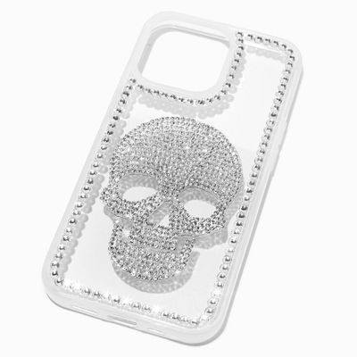 Bling Skull Protective Phone Case - Fits iPhone® 13 Pro