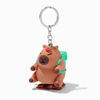 Capybara Wind-Up Keychain