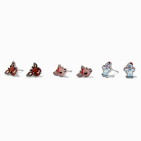 Rudolph the Red-Nosed Reindeer® 60th Anniversary Claire's Exclusive Stud Earring Set - 3 Pack