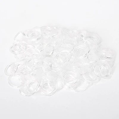 Claire's Club Mini Hair Ties - Clear, 150 Pack