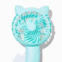 Blue Cat Hand Crank Fan