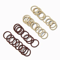 Brown & Blond Hair Ties - 3o Pack