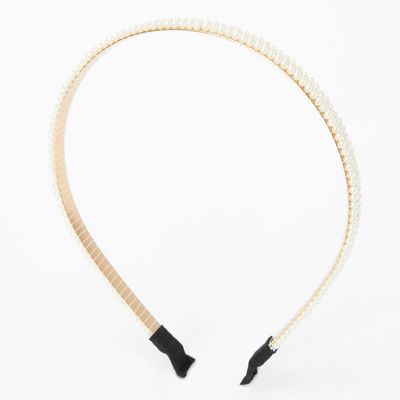 Triple Pearl Headband - Ivory