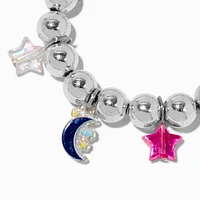 Claire's Club Starry Charm Stretch Bracelet