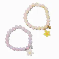 Best Friends Glitter Daisy Stretch Bracelets - 2 Pack