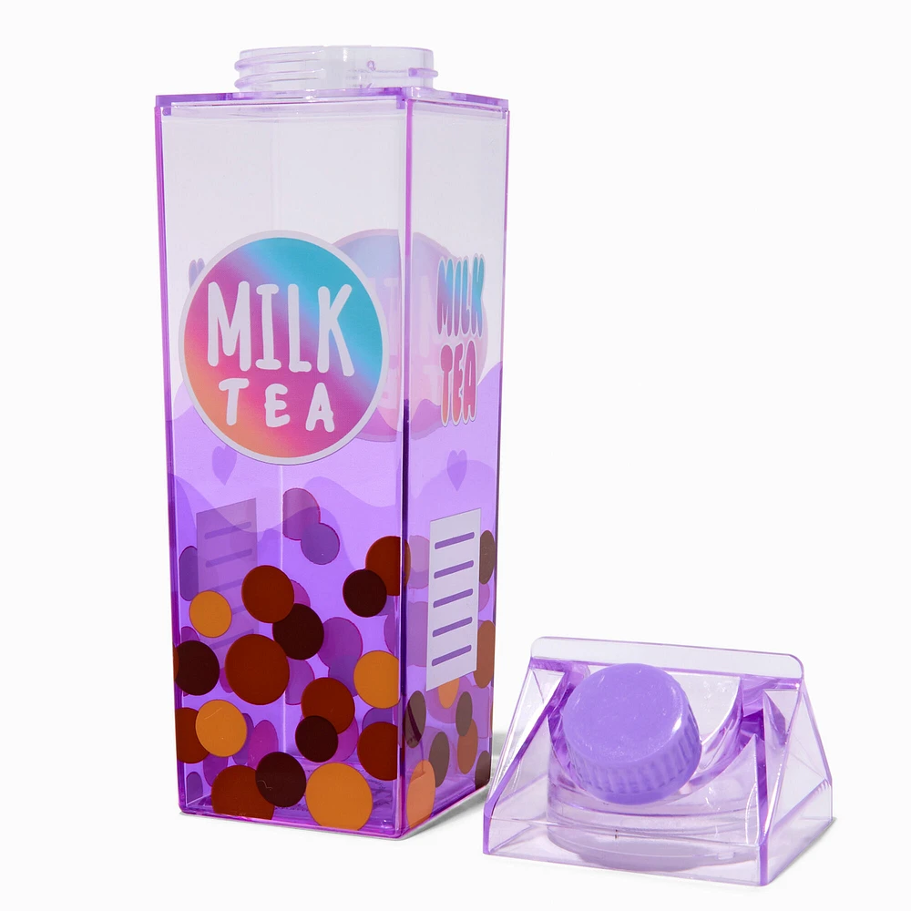 Milk Tea Carton Water Bottle