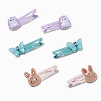 Claire's Club Park Critter Icons Snap Hair Clips - 6 Pack