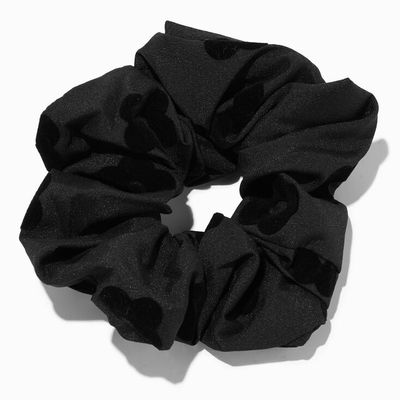 Black Sparkle Giant Hair Scrunchie