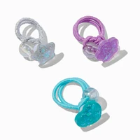 Claire's Jewel Tone Mixed Hair Ties - 6 Pack