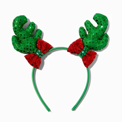 Antlers With Bows Headband