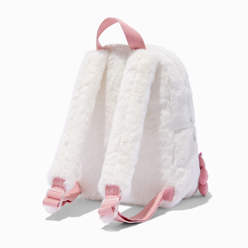 Claire's Club White Rabbit Dome Backpack