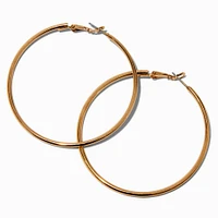 Gold-tone 60MM Hoop Earrings