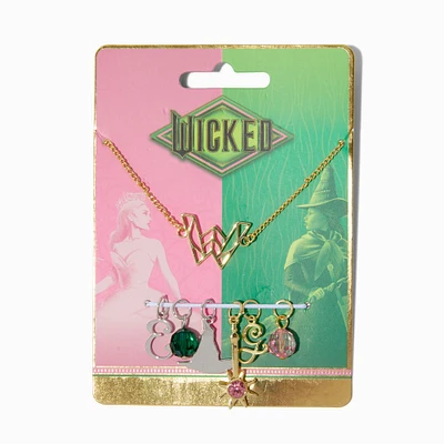 Wicked™ Claire's Exclusive Multi Charm Mixed Metal Necklace