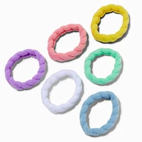 Pastel Swizzle Hair Ties - 6 Pack