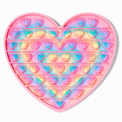 Pop Fashion 7'' Printed Heart Fidget Toy