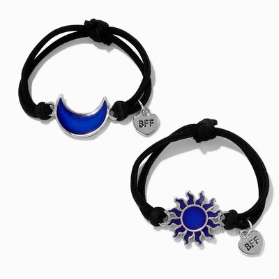 Sun & Moon Stretch Friendship Bracelets - 2 Pack